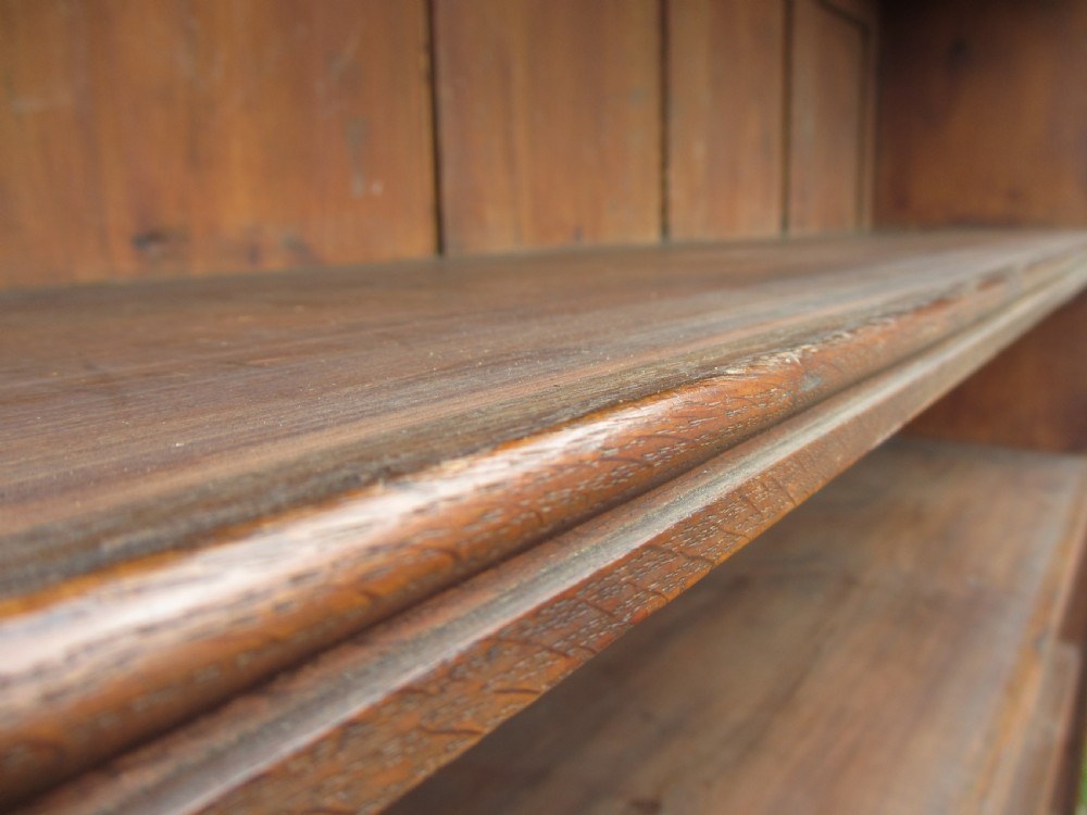 Large 19th century oak 6 tier bookcase  View VII