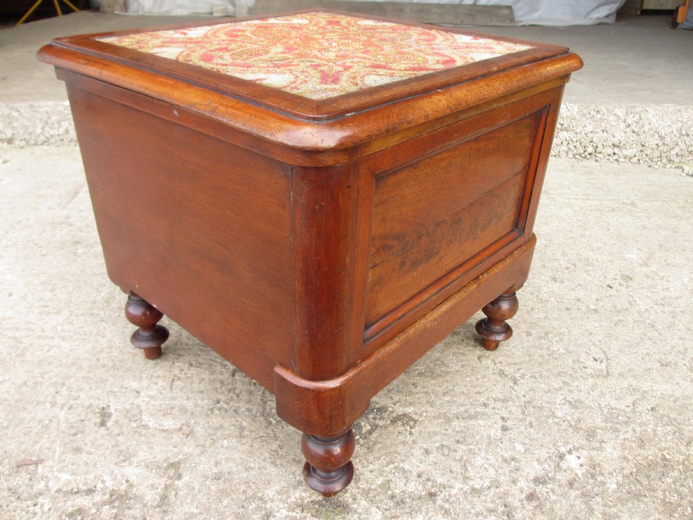 Victorian mahogany bedroom commode View VIII