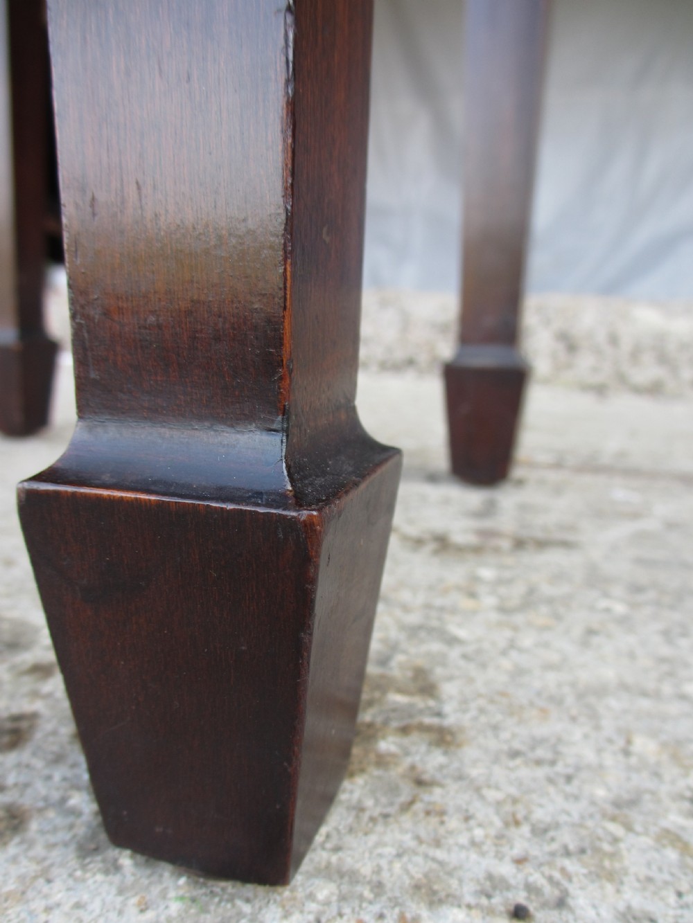 19th Century small Mahogany round top occasional table View VII