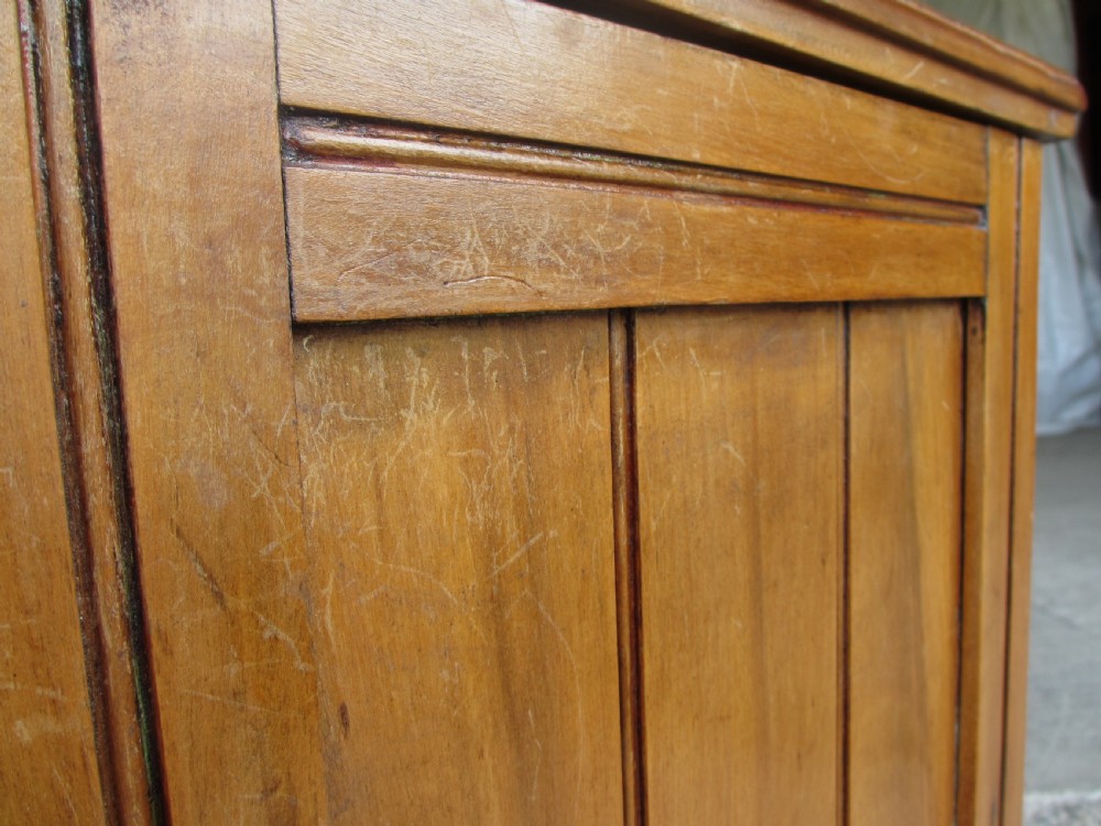 Victorian Mahogany and Walnut bedside pot cupboard  View VI