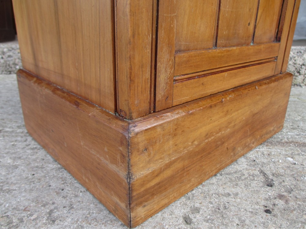 Victorian Mahogany and Walnut bedside pot cupboard  View VIII