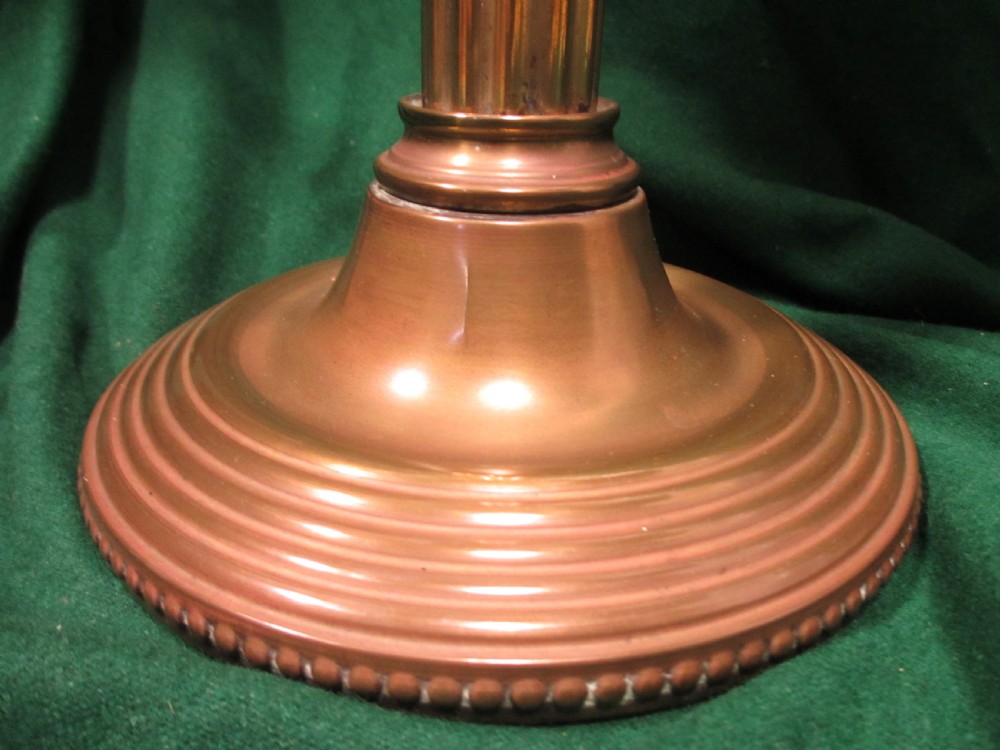 Victorian brass twin oil lamp View V