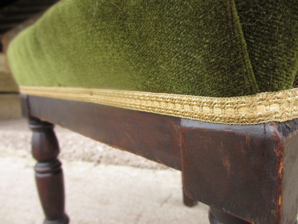 Four Victorian mahogany Art Nouveau dining chairs View VIII