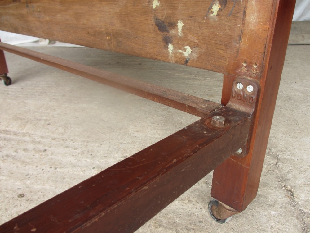 Regency style flame mahogany kingswood double bedstead View V