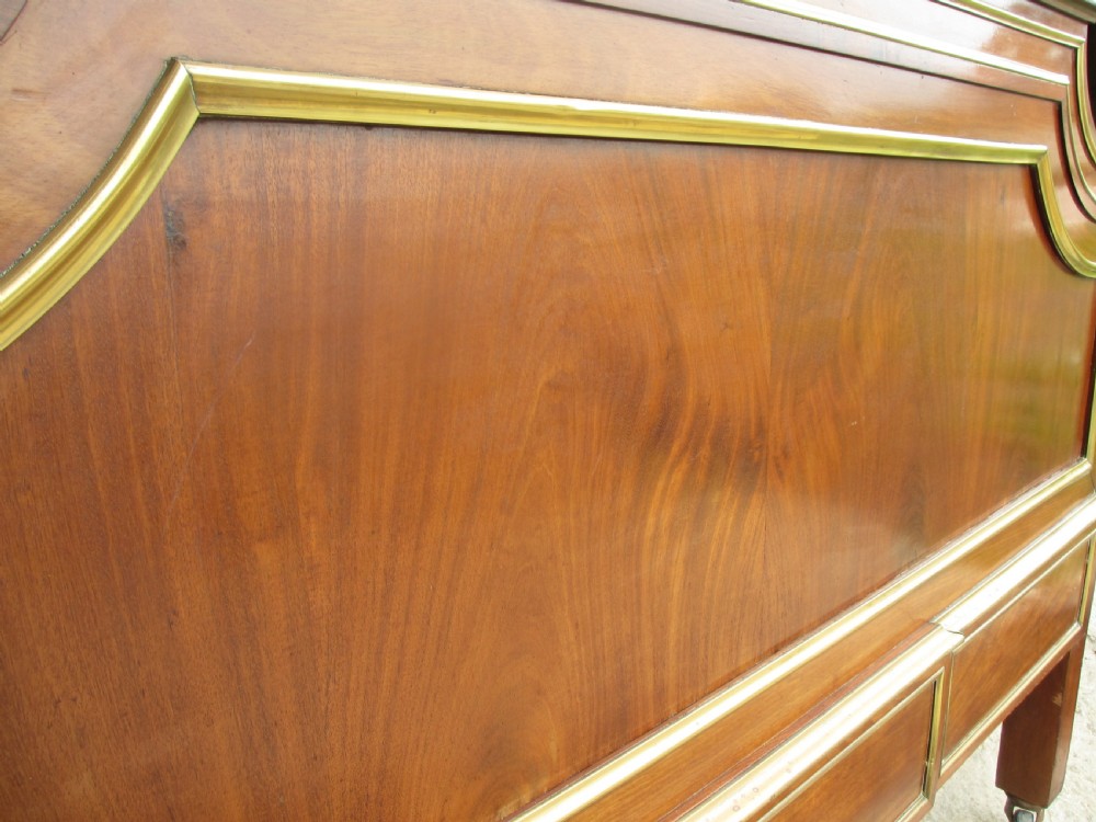 Regency style flame mahogany kingswood double bedstead View VI