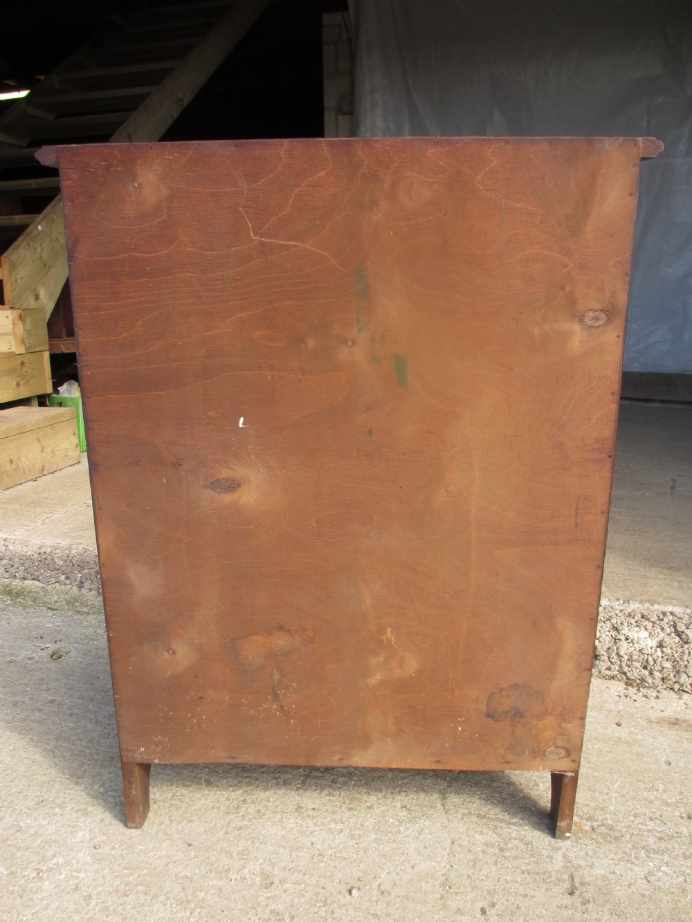 Edwardian oak bureau bookcase with lockable work station View XII