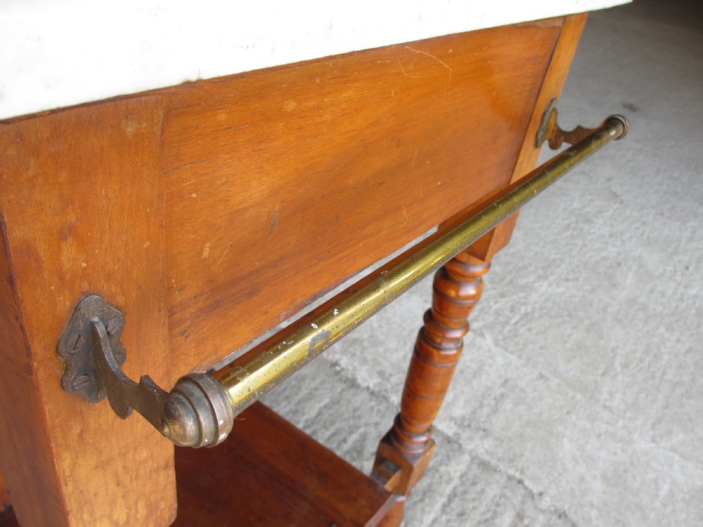 Victorian mahogany washstand  View XI