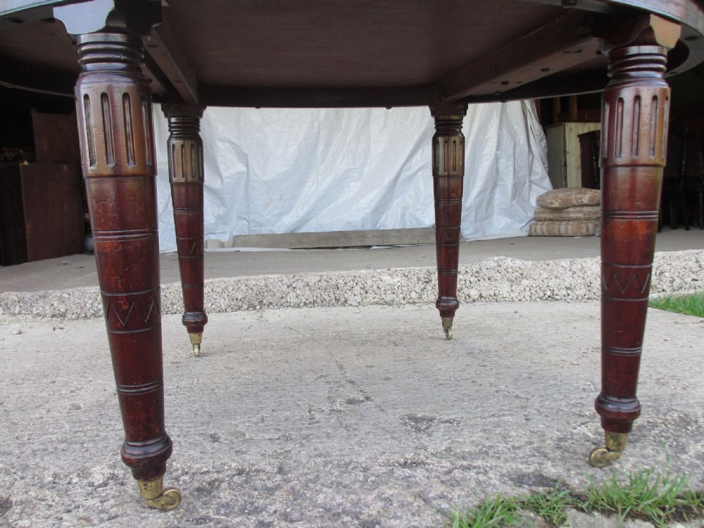 Victorian oval mahogany centre dining table  View VI