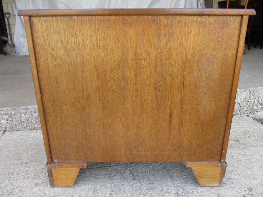 Georgian style yew wood chest of drawers View XII