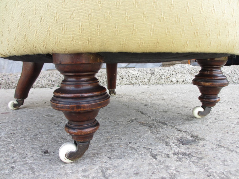 Victorian nursing button back chair View VII
