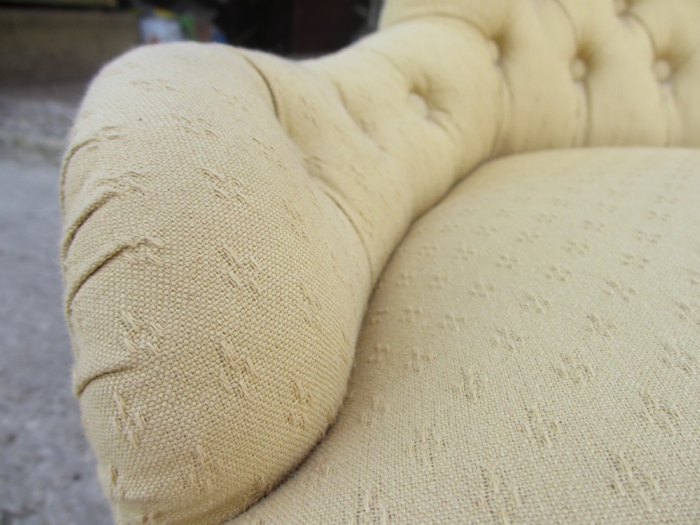 Victorian nursing button back chair View VIII