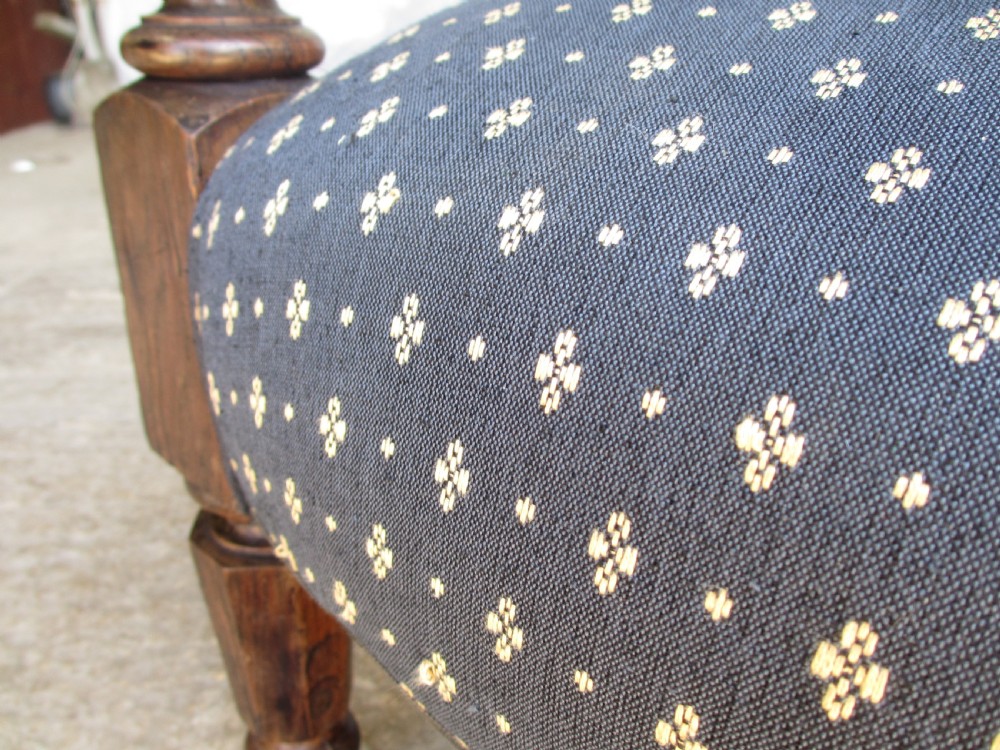 Victorian William 4th oak easy armchair View VIII