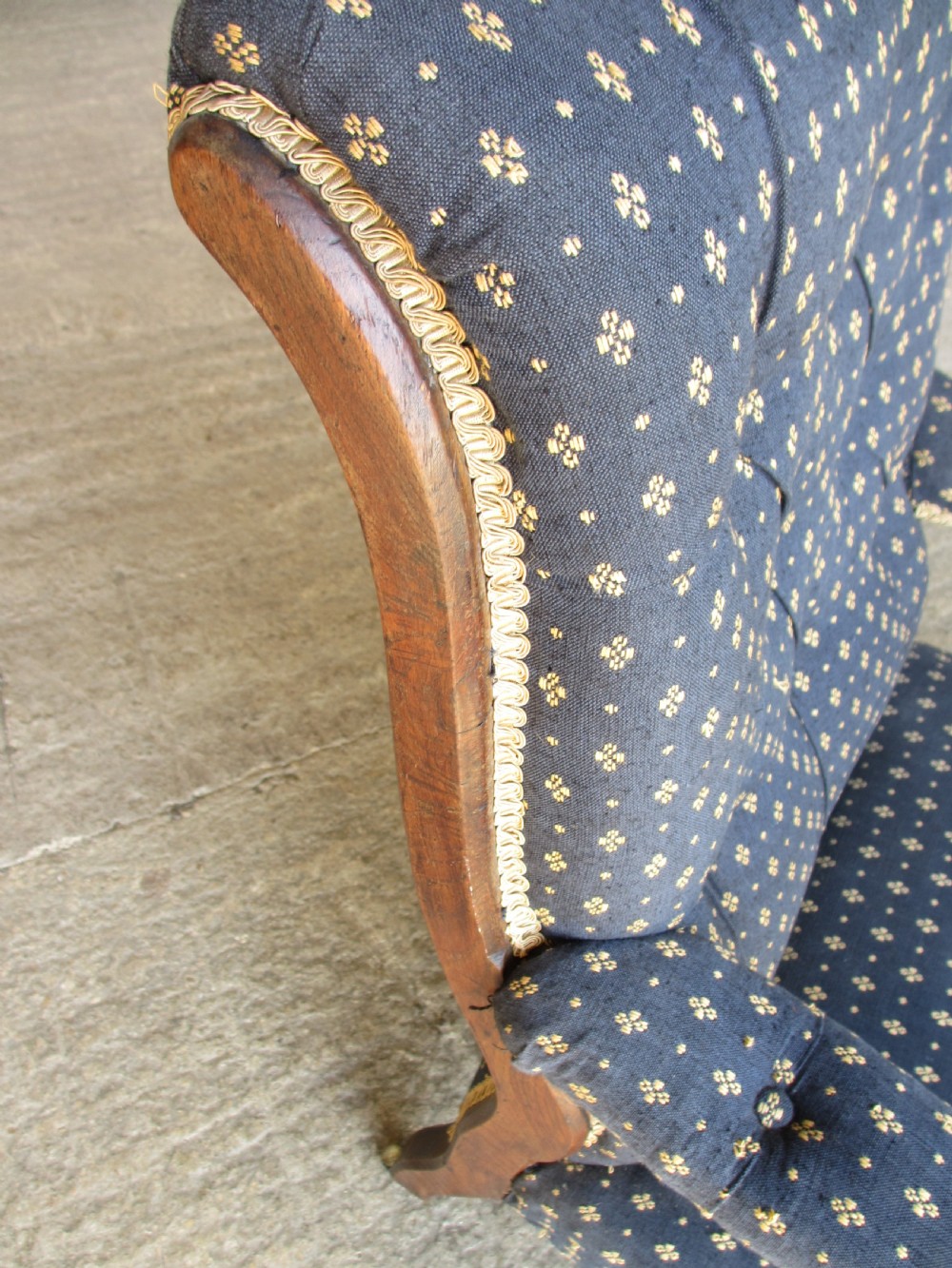Victorian William 4th oak easy armchair View XI