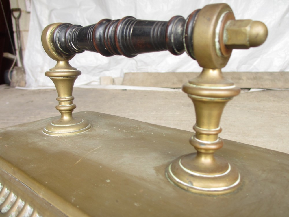 Victorian brass coal scuttle View VII