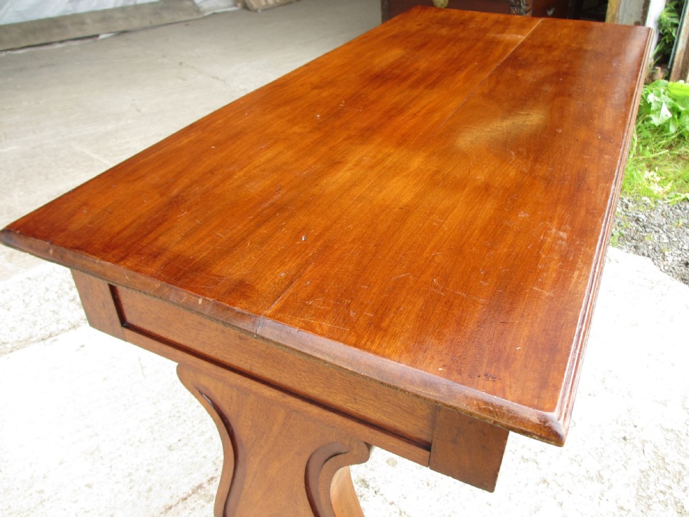 Edwardian walnut sofa table View III