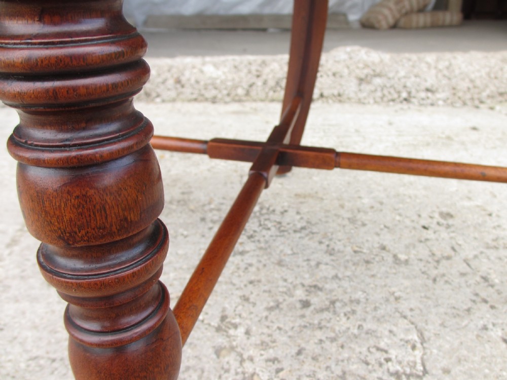 Set of 6 Georgian mahogany and ebonised Scottish dining chairs View VIII