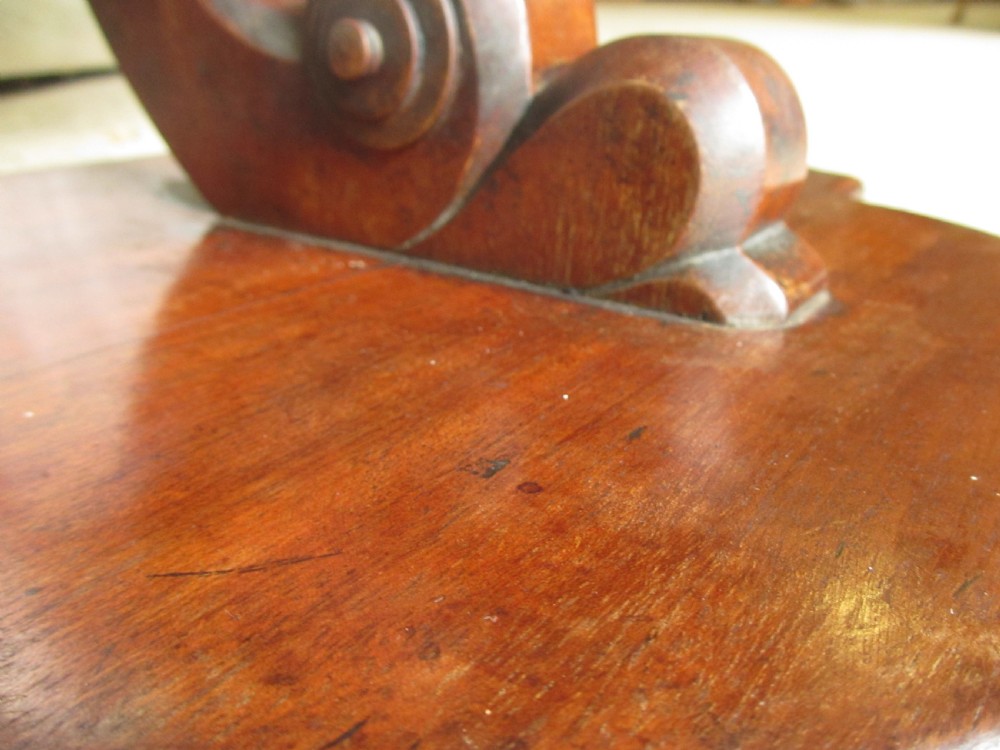 Victorian mahogany marble topped washstand View IX