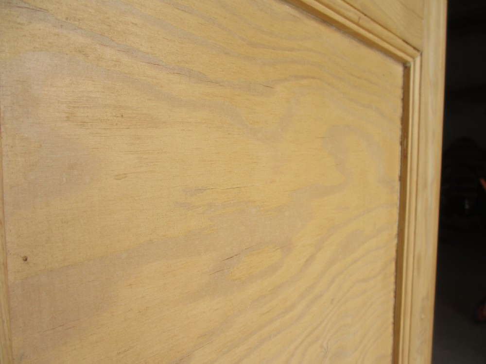 Victorian pitch pine tall standing hall cupboard View VII