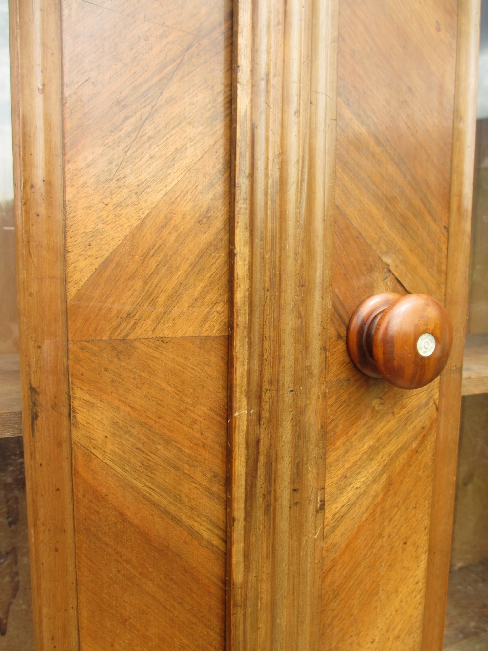 Victorian walnut glazed 2 door display bookcase View VI