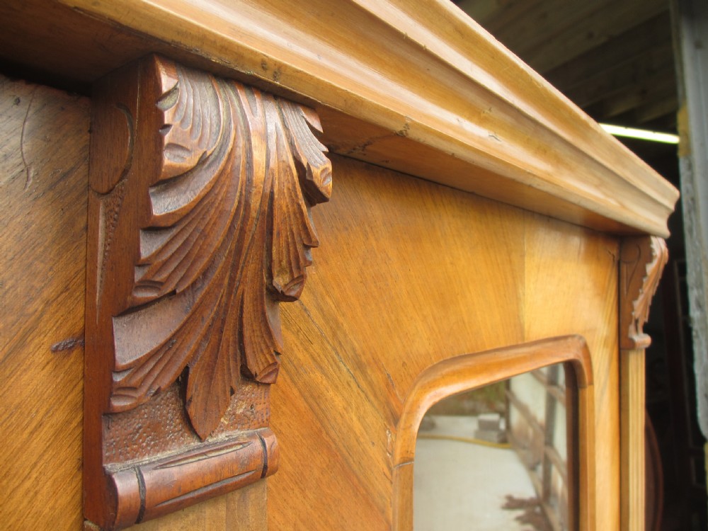 Victorian walnut glazed 2 door display bookcase View VII