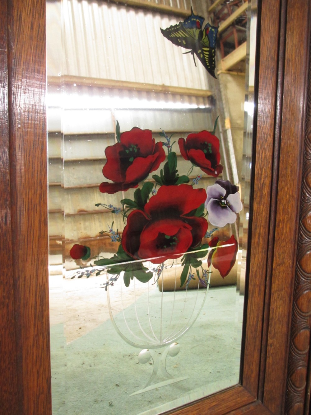 Pair of Victorian bevel edged wall hanging mirrors View VI