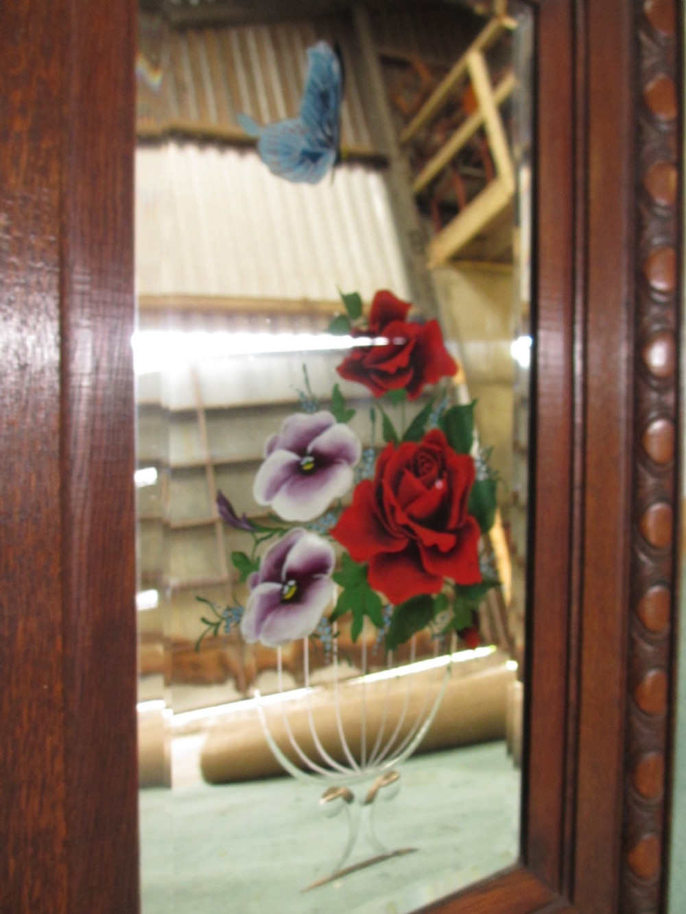Pair of Victorian bevel edged wall hanging mirrors View VII