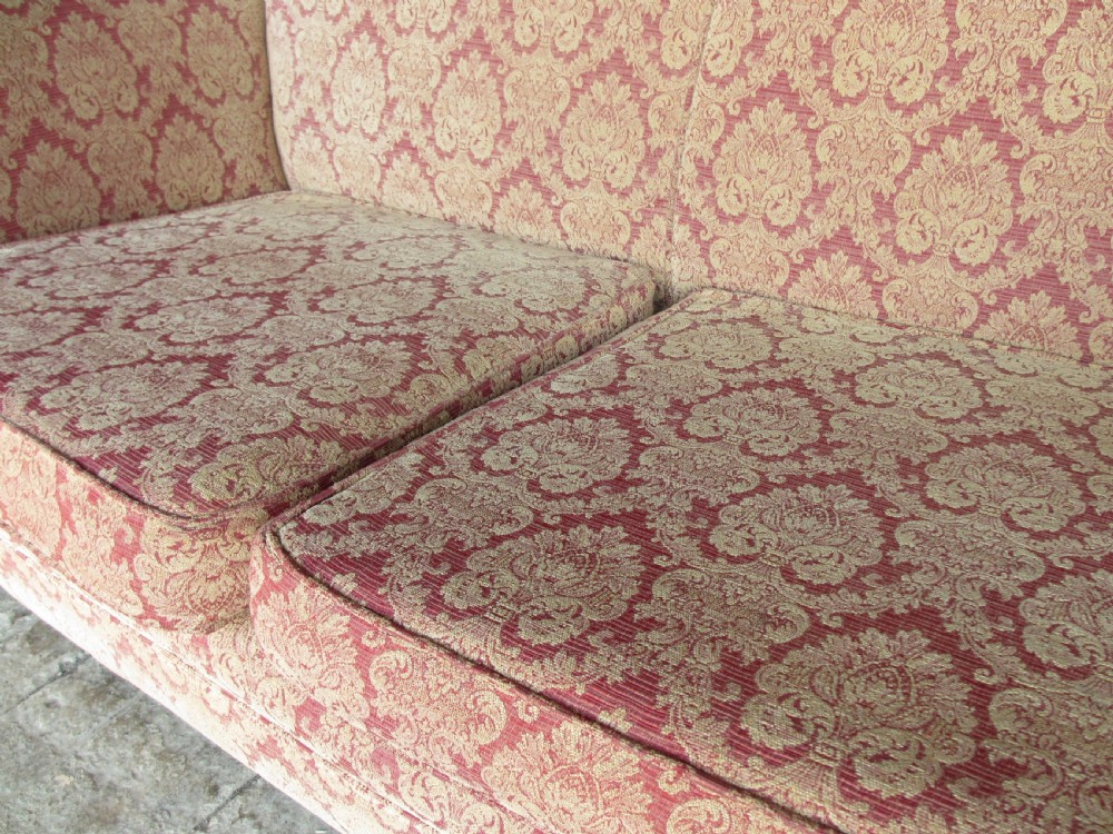 19th century drop arm chesterfield style sofa  View IV