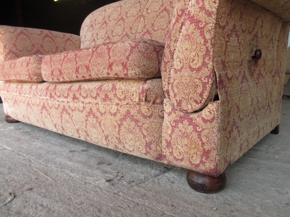 19th century drop arm chesterfield style sofa  View VIII