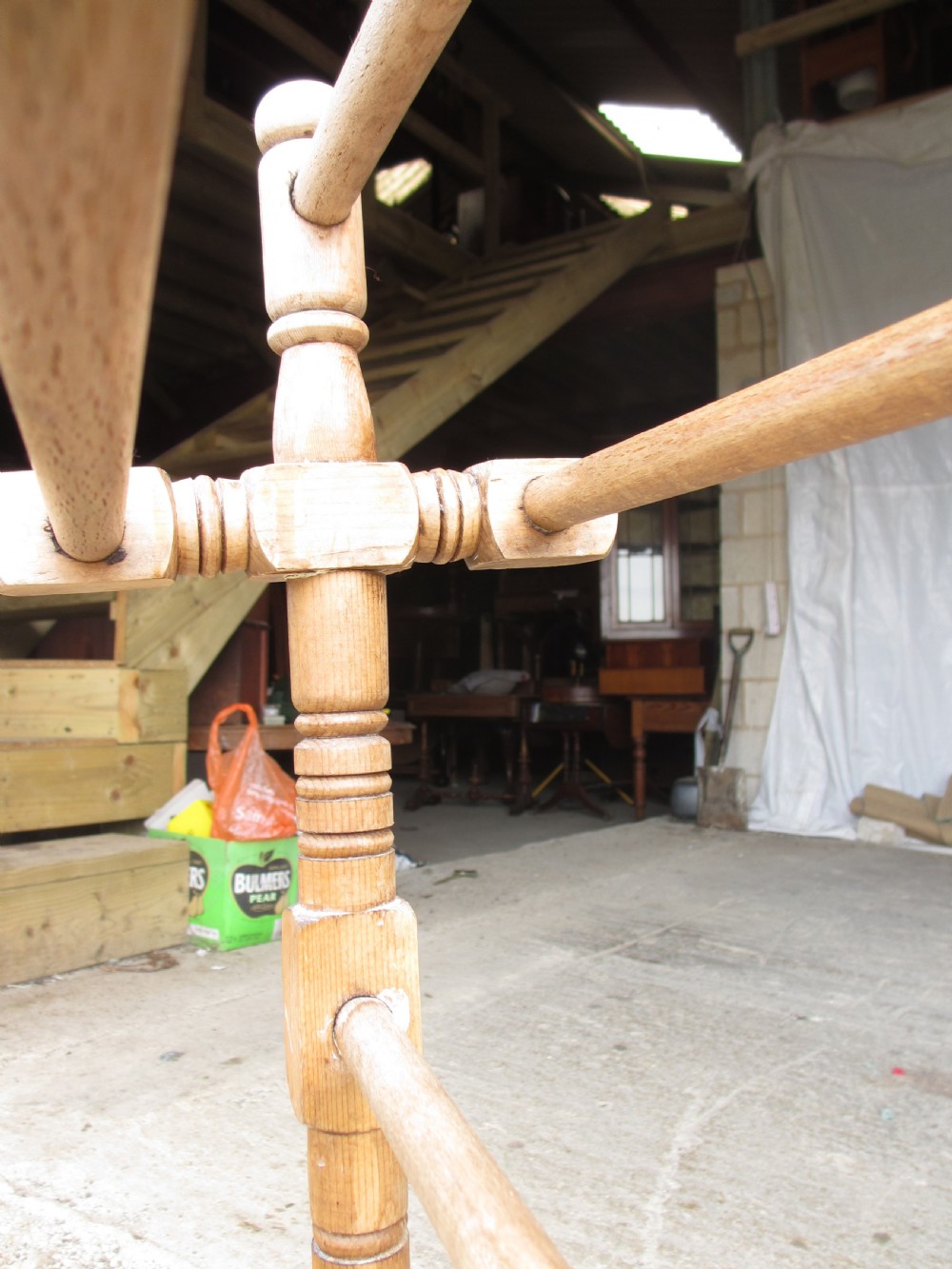 19th century ash towel rail View VII