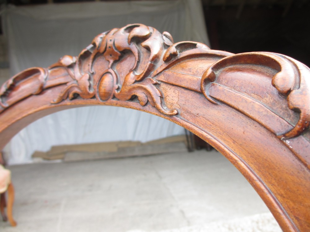 Victorian mahogany single balloon back chair View IX