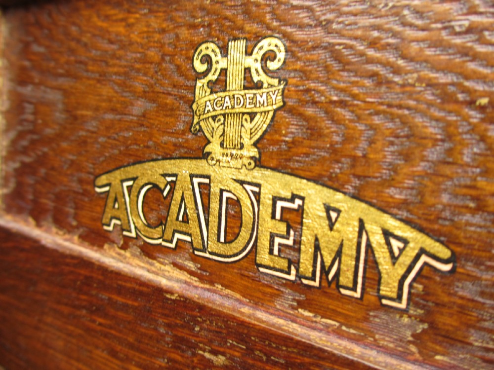 Edwardian oak stationary cabinet View IX