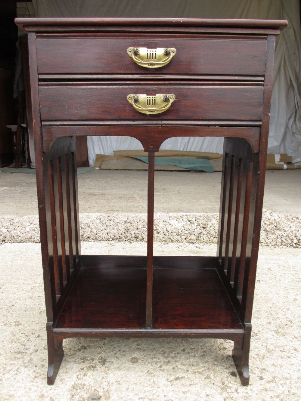 Edwardian Mahogany Music Cabinet