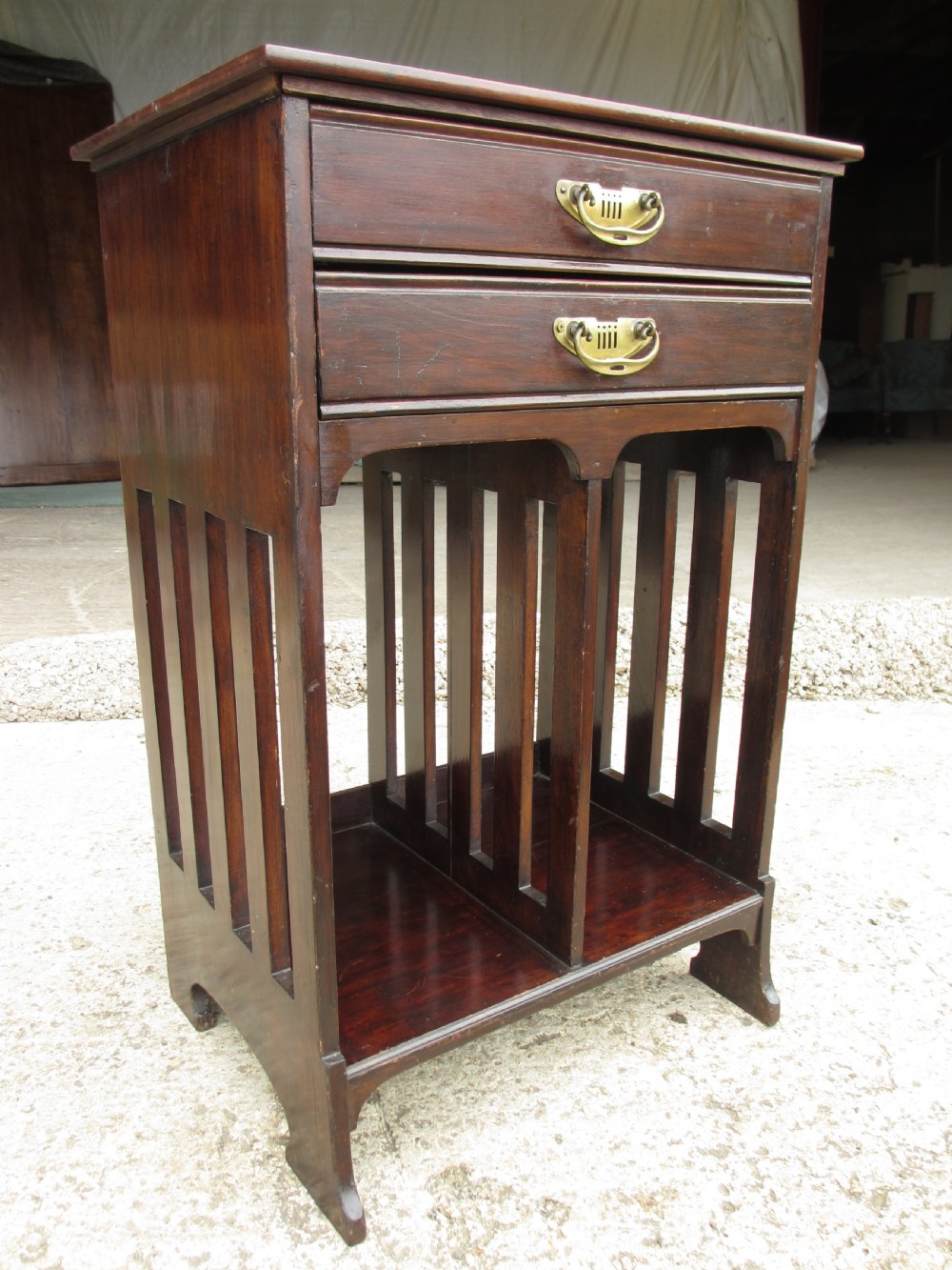 Edwardian Mahogany Music Cabinet View II