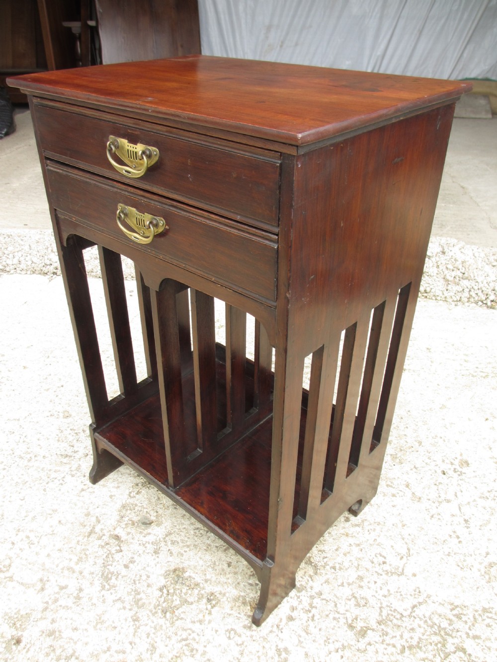 Edwardian Mahogany Music Cabinet View III