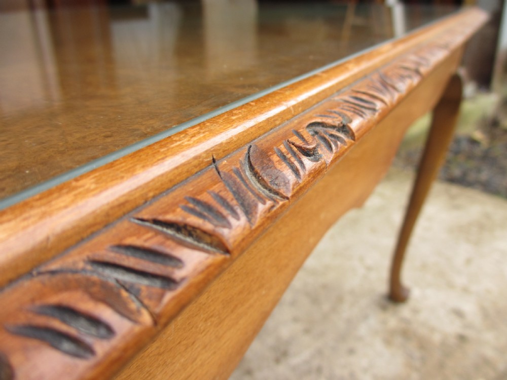 burr walnut topped Nest of three  tables  View V
