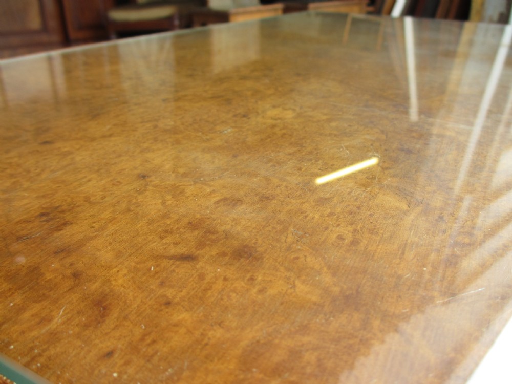 burr walnut topped Nest of three  tables  View VI