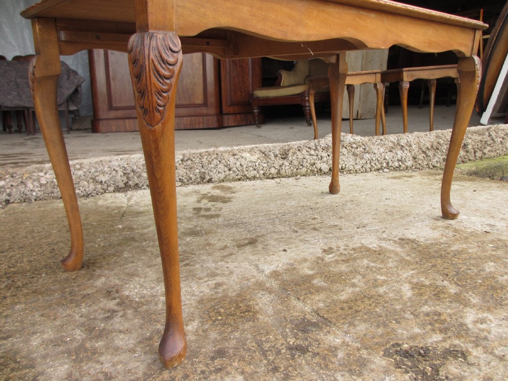 burr walnut topped Nest of three  tables  View X