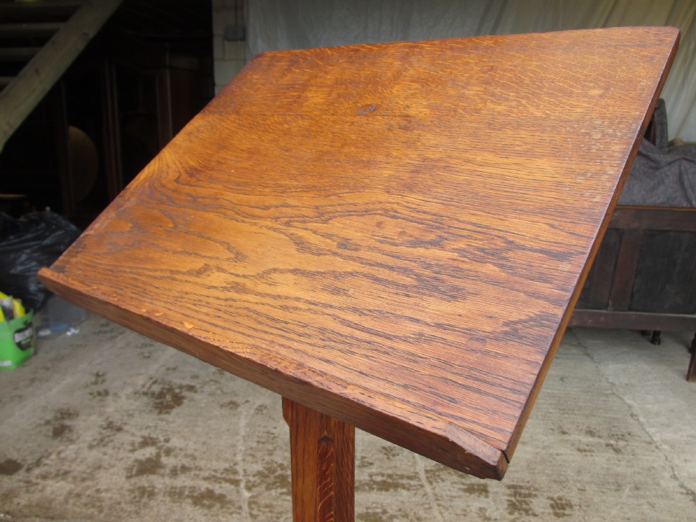 victorian oak standing reading lectern View IV