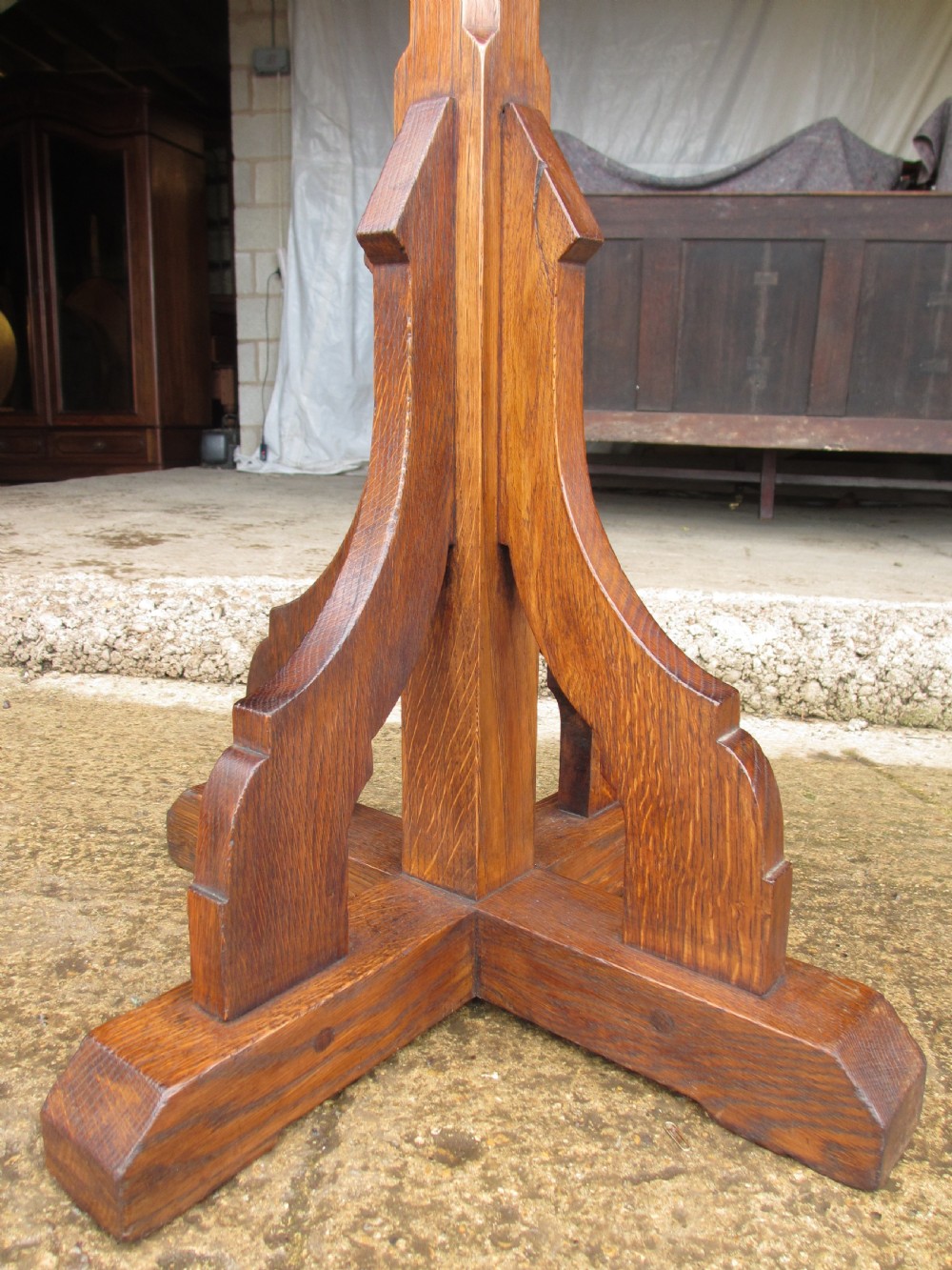 victorian oak standing reading lectern View VI