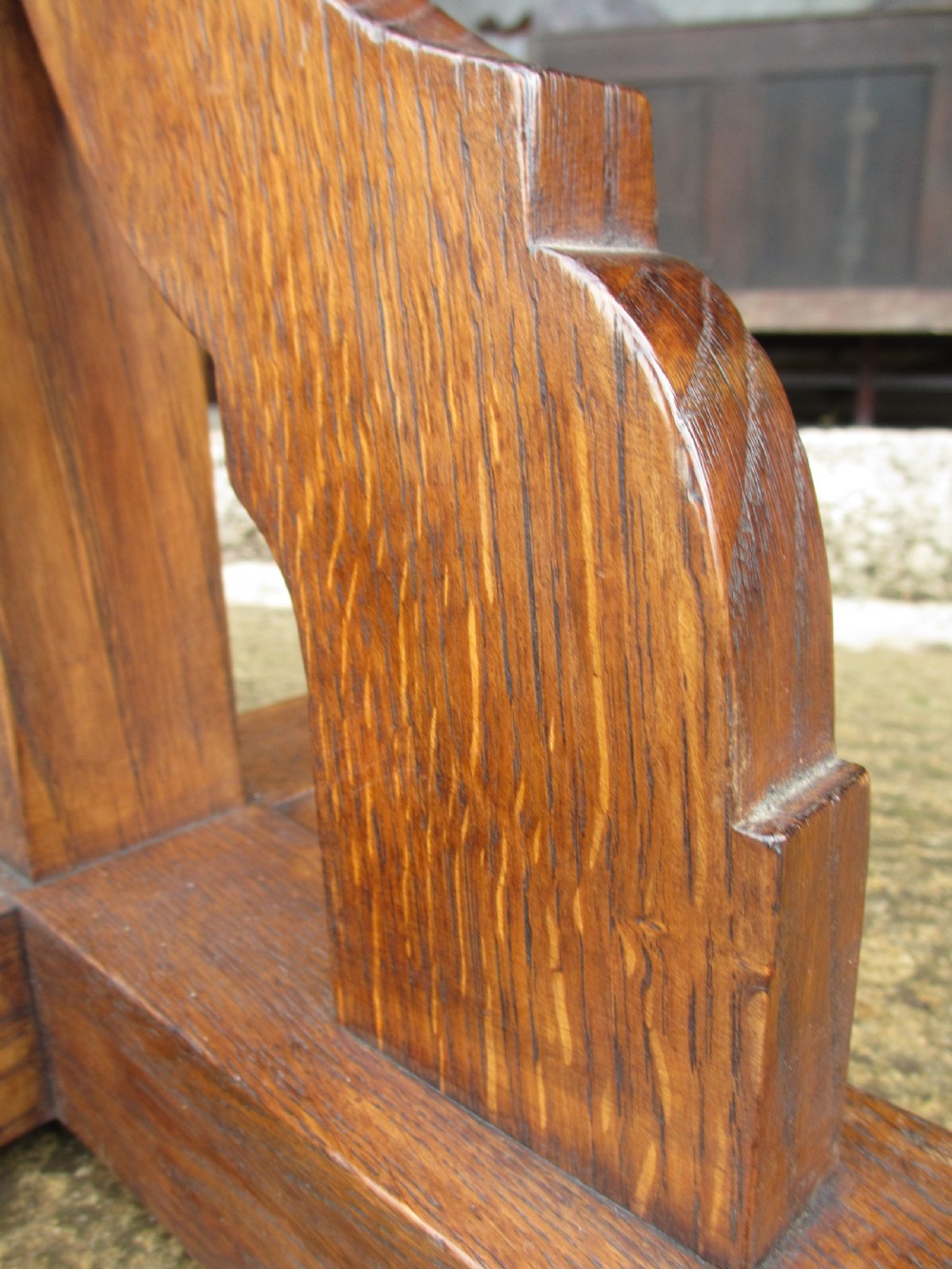 victorian oak standing reading lectern View IX