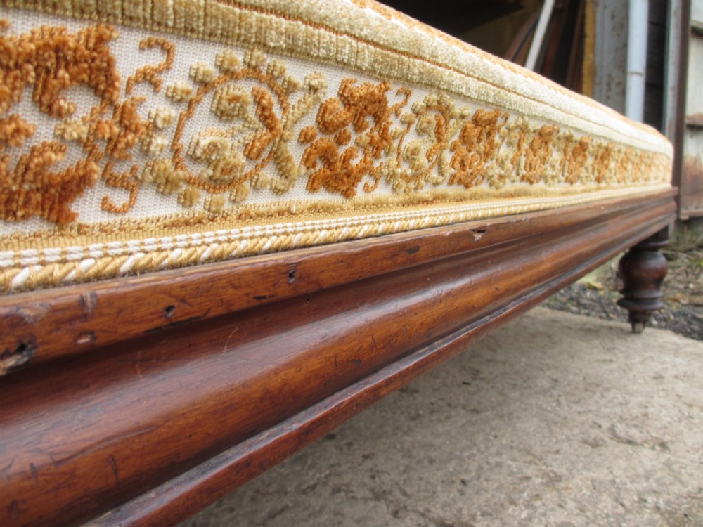 19th century mahogany chaise longue View VIII