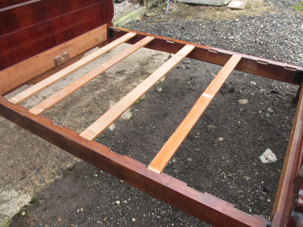 victorian mahogany art nouveau king size double bed View VIII