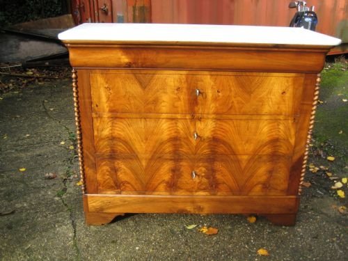 Figured Walnut Commode