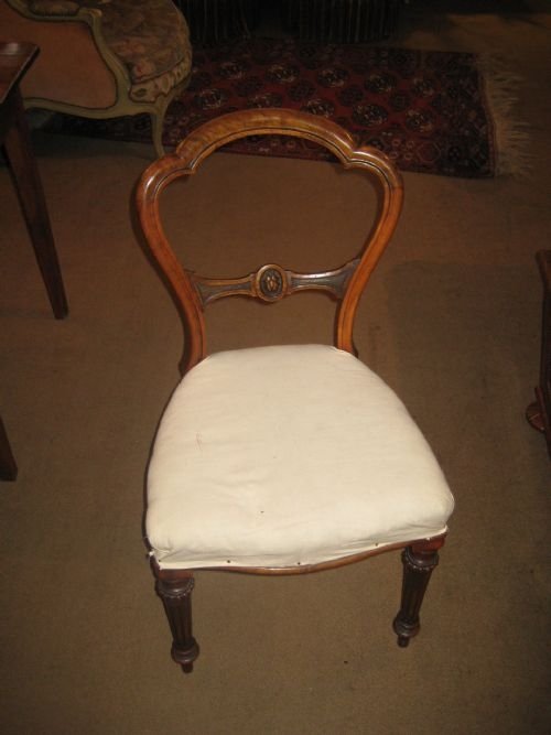 Set of Gillows Balloon Back Chairs