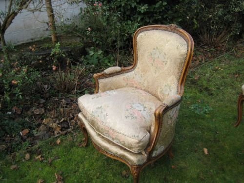 Pair of French Upholstered Chairs