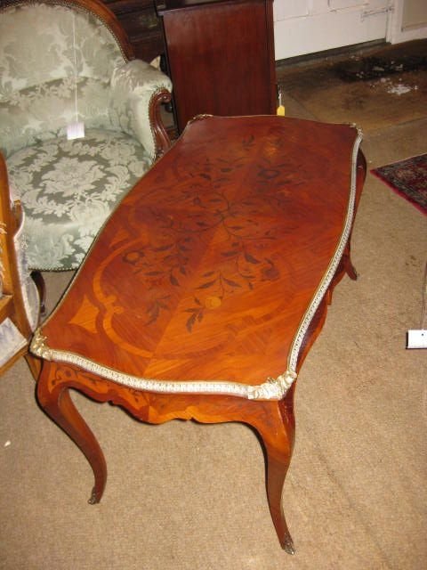 Marquetry Louis Xv Style Coffee Table