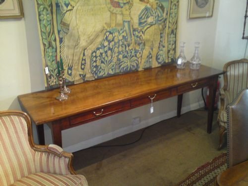 19th Century Walnut Serving Table