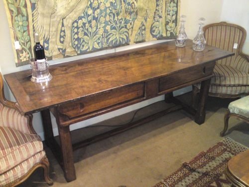 18th Oak French Serving Table
