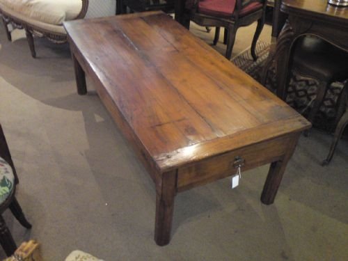 French Cherry Wood Coffee Table