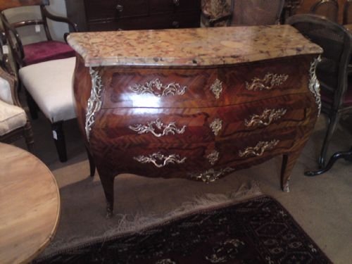Impressive Louis 15 Style Bombe Commode